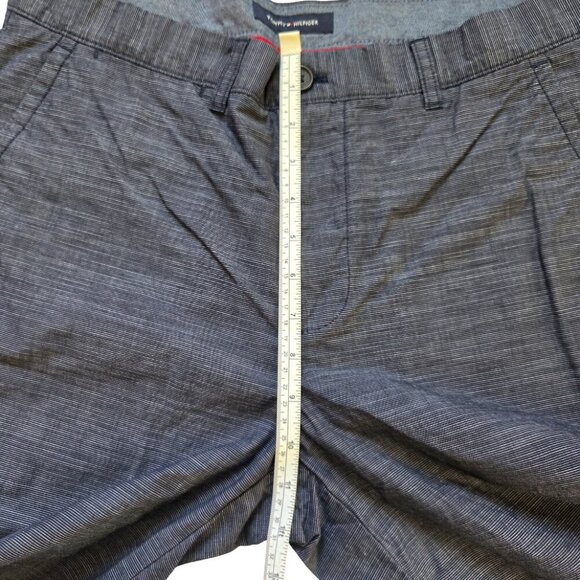 Tommy Hilfiger Shorts Men 32 Navy Classic 100% Cotton Preppy Modern Everyday - Picture 8 of 9